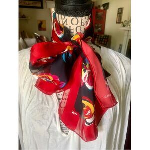 Elaine Gold Silk Scarf